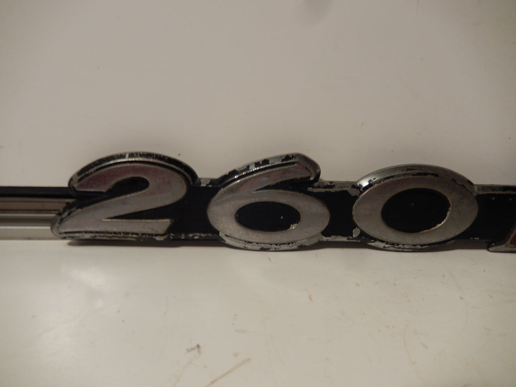 Datsun 260Z Drivers Side Fender " 260Z  " Script