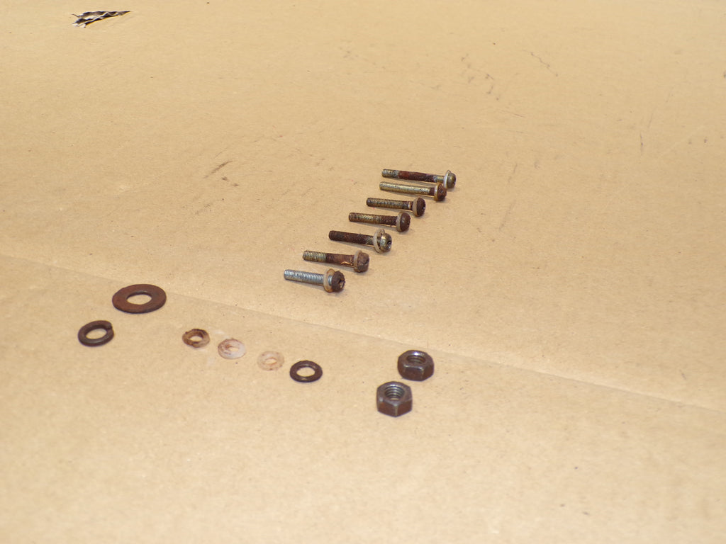 Datsun 240Z Front Signal Lens Fasteners + Associated Hardware