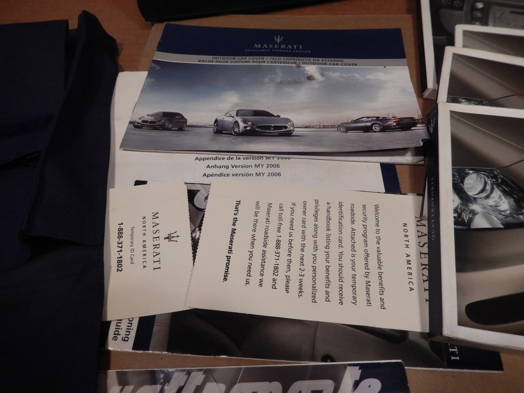 Maserati Quattroporte M139 Owners Manual Folio, Complete Set