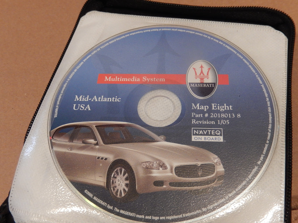 Maserati Quattroporte M139 Mid-Atlantic Navigation CD