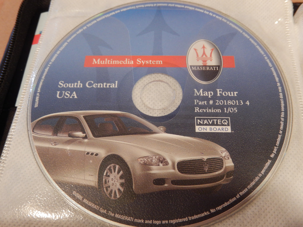 Maserati Quattroporte M139 South-Central US Navigation CD