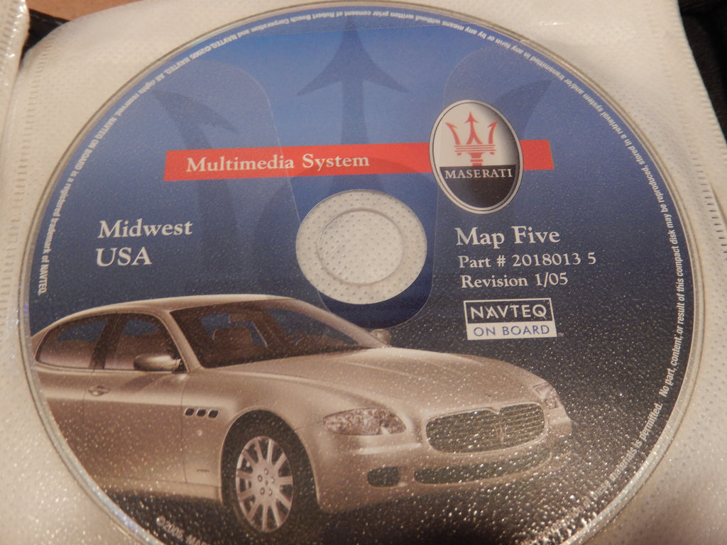 Maserati Quattroporte M139 Midwest US Navigation CD