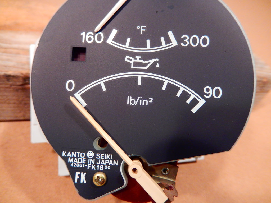 Datsun 280ZX Dashboard Cluster Water and Oil Temperature Gauge