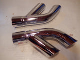 ANSA OEM Vintage Pair of Twin Side Pipes