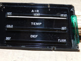 Datsun 240Z 1973 Climate Control Face Plate with Light Boots