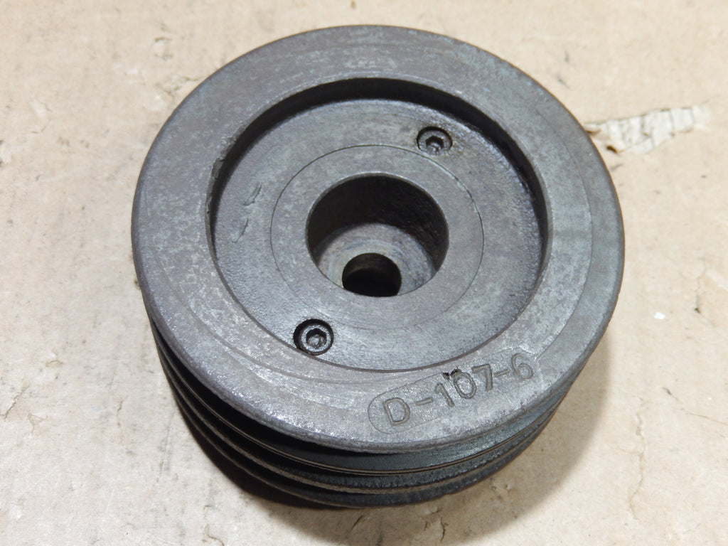 Datsun 240Z Main Crank Shaft Pulley with Extra AC Belt Pulley