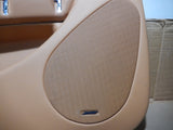 Maserati Quattroporte M-139 OEM Black /  Tan Rear Drivers Interior Door Panel