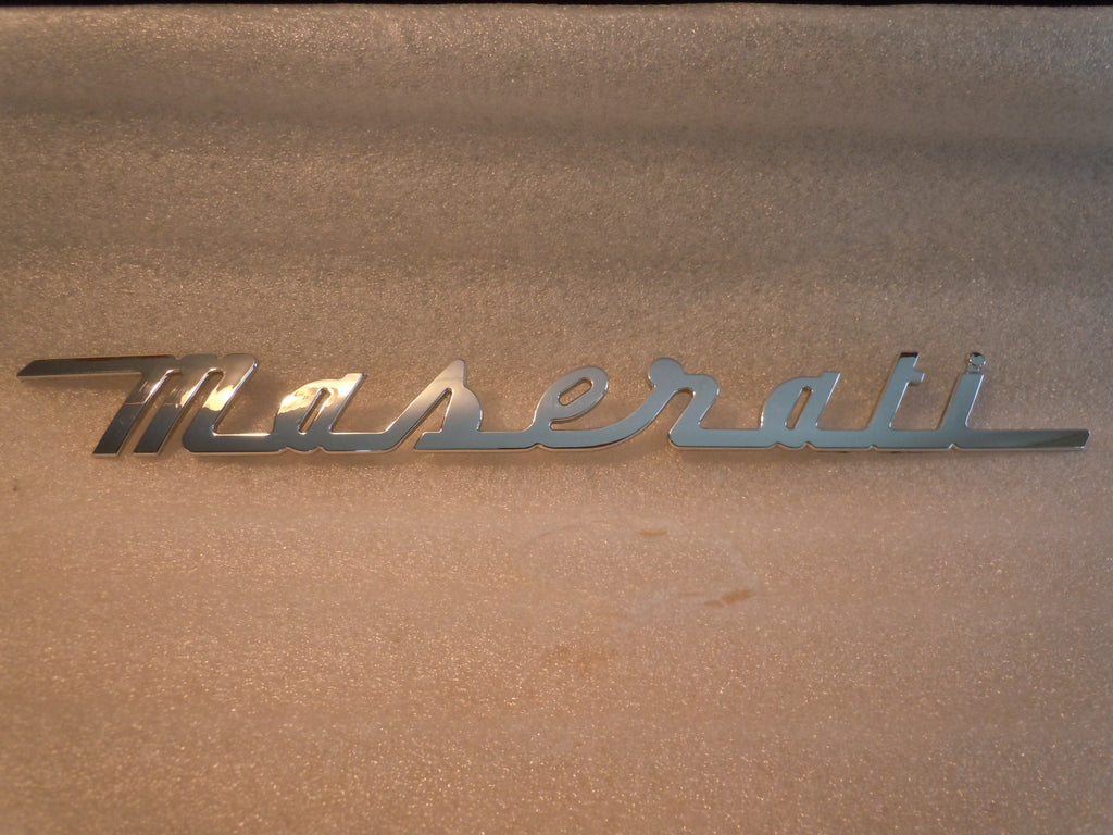 Maserati Quattroporte Rear " Maserati " Trunk Script