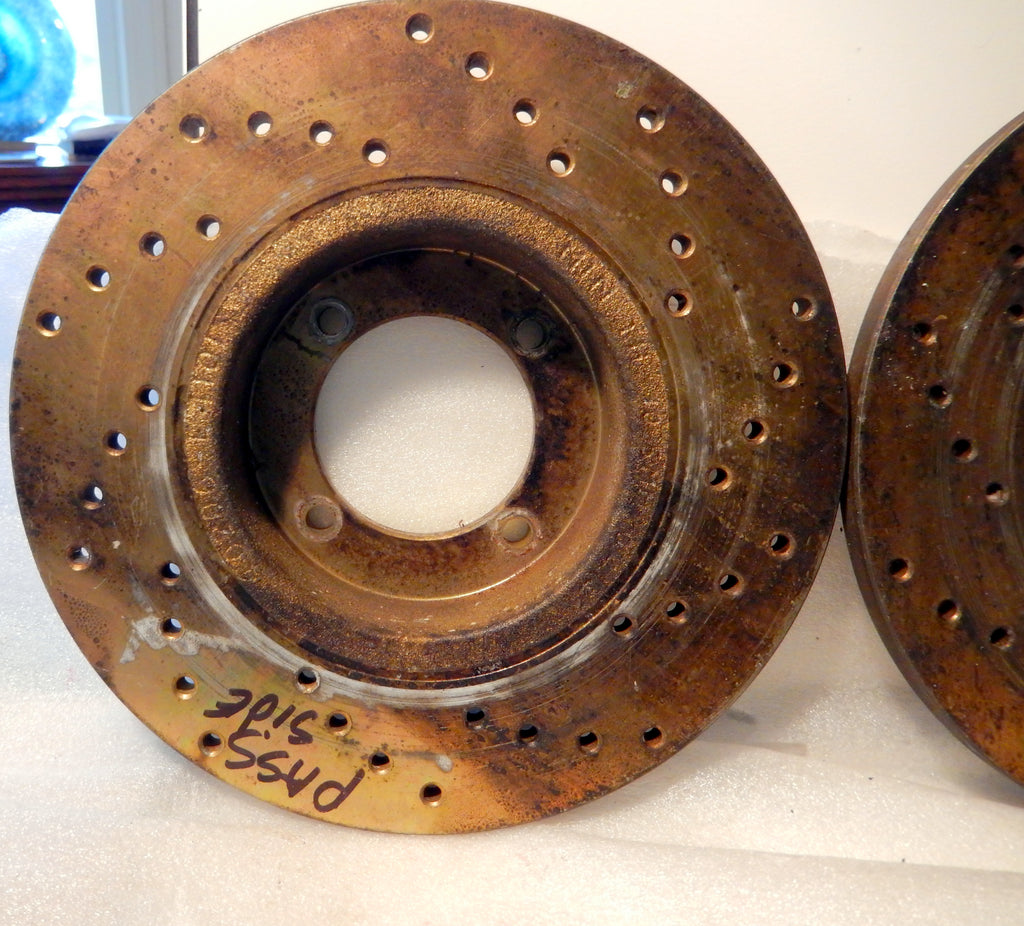 Datsun 240Z Pair of NOS Slotted Front Brake Rotors